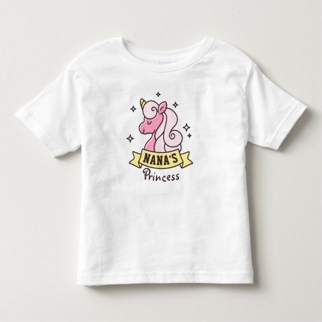 Nanas Prinzessin Girls Shirt (Vorderseite)