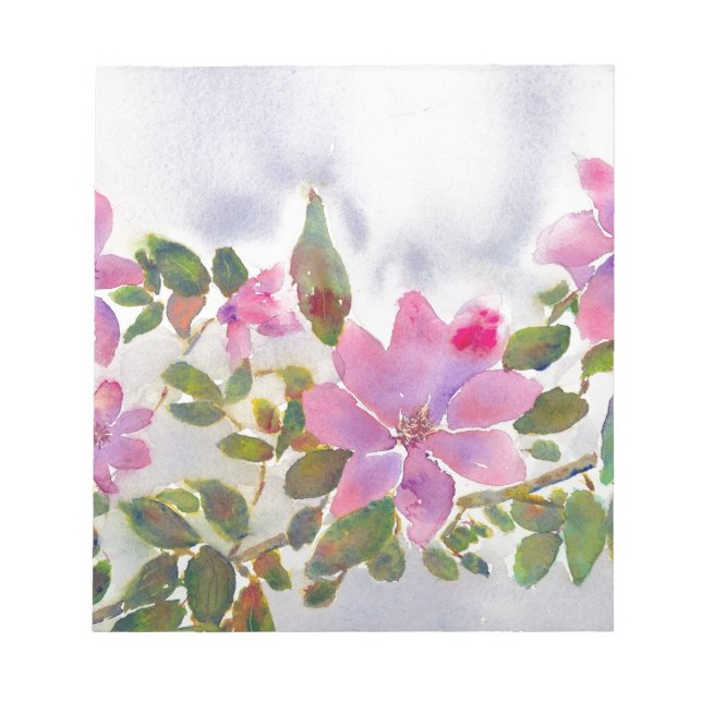 Nanas Rose Notizblock (Vorderseite)