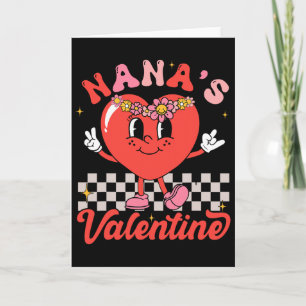 Nanas Valentinstag Frohen Valentinstag Junge Mädch Karte