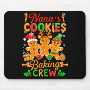 Nanas Weihnachtsplätzchen-Back-Crew Lustiger Bäcke Mousepad