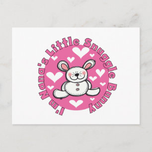 Nanas wenig Snuggle-Häschen Postkarte