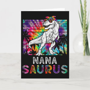 Nanasaurus Dinosaur Nana Saurus Familie Passendes  Karte