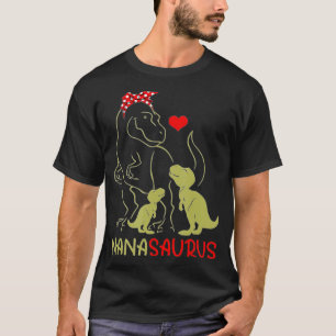 Nanasaurus T Rex Nana Saurus Dinosaurier Women Mam T-Shirt
