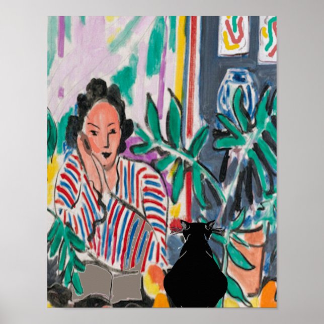 Nancy auf Handy & Katze, Text hinzufügen, Poster (Vorne)