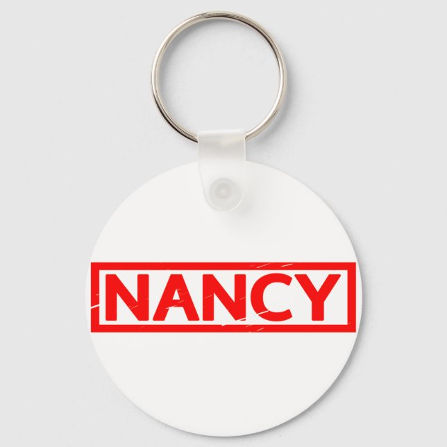 Nancy Briefmarke Schlüsselanhänger (Vorderseite)