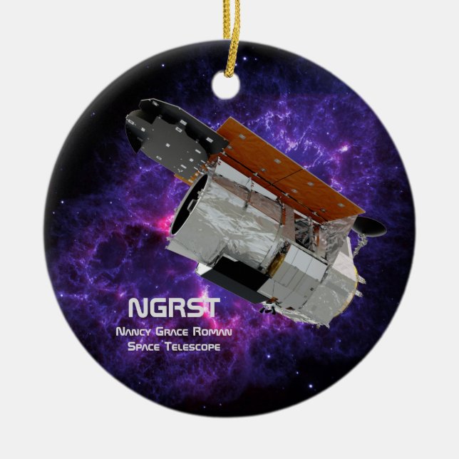 Nancy Grace Roman Space Telescope Keramik Ornament (Vorne)