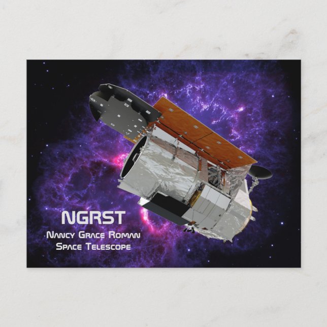 Nancy Grace Roman Space Telescope Postkarte (Vorderseite)