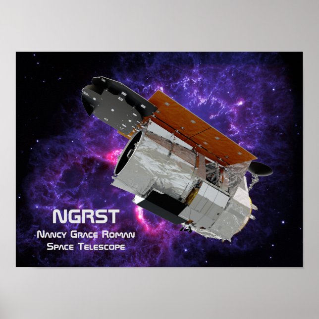 Nancy-Grace-Roman-Weltraumteleskop Poster (Vorne)
