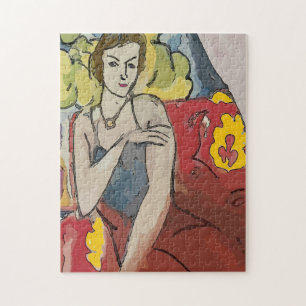 Nancy im roten Stuhl Puzzle