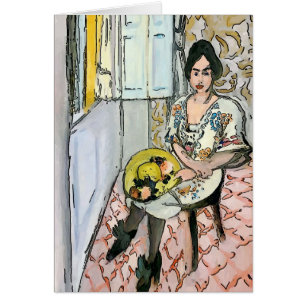 Nancy im Stuhl bei Condo, Matisse Style,