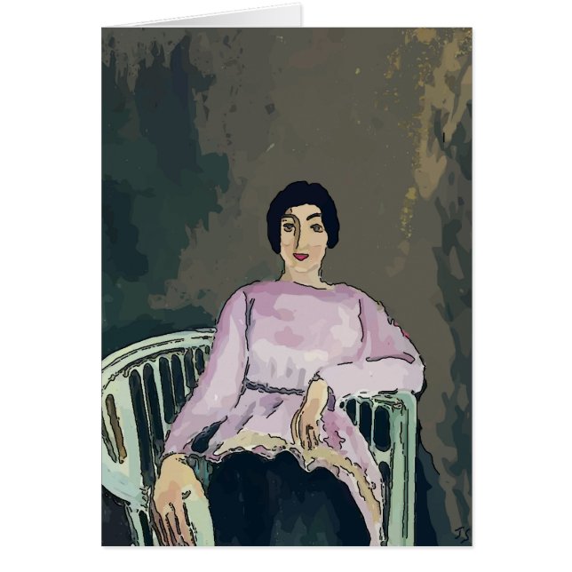 Nancy im weißen Stuhl (Vorne)