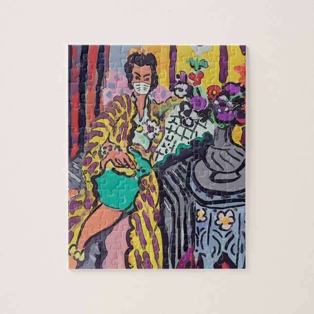 Nancy in Maske Puzzle (Vertikal)