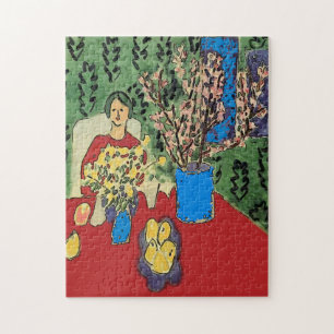 Nancy mit Blume Puzzle