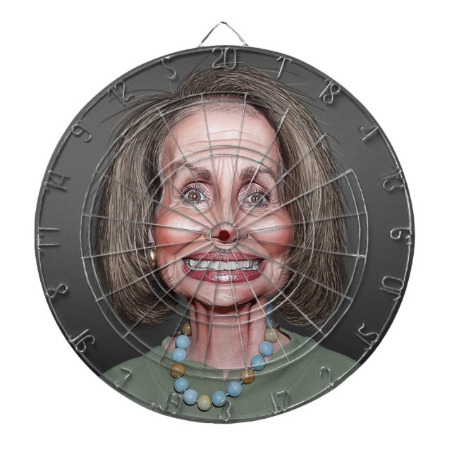 Nancy Pelosi Dartscheibe (vorne)