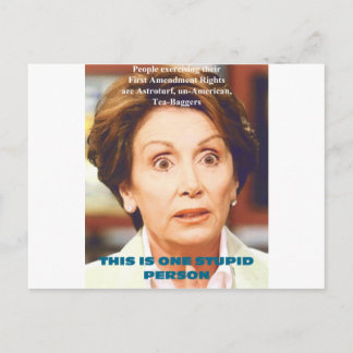 NANCY PELOSI - EINE STUPID PERSON POSTKARTE
