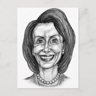 Nancy Pelosi Fan Club Postkarte