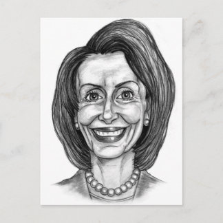 Nancy Pelosi Fan Club Postkarte