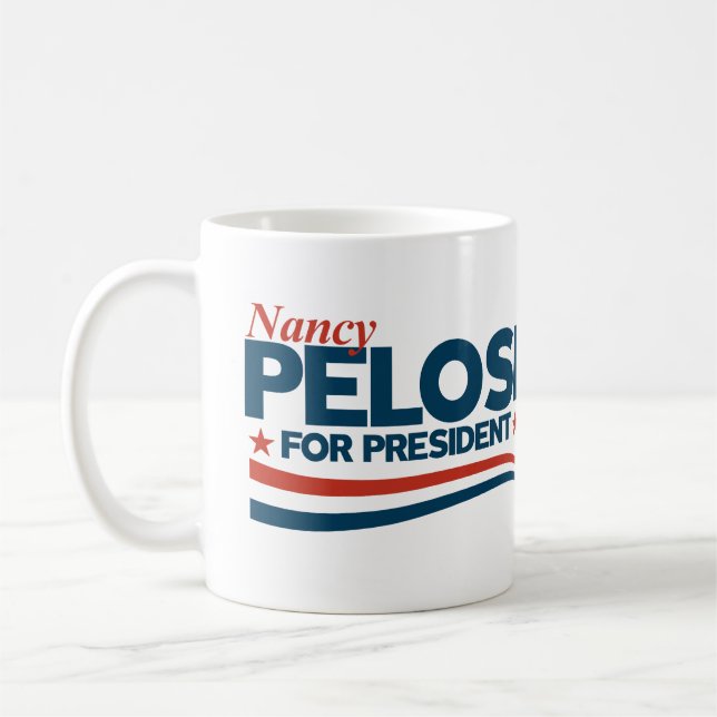 Nancy Pelosi für den Präsidenten Kaffeetasse (Links)