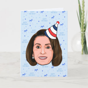 NANCY PELOSI GEBURTSTAG KARTE