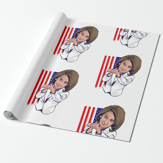 Nancy Pelosi klatschende Meme Geschenkpapier (Ungerollt)