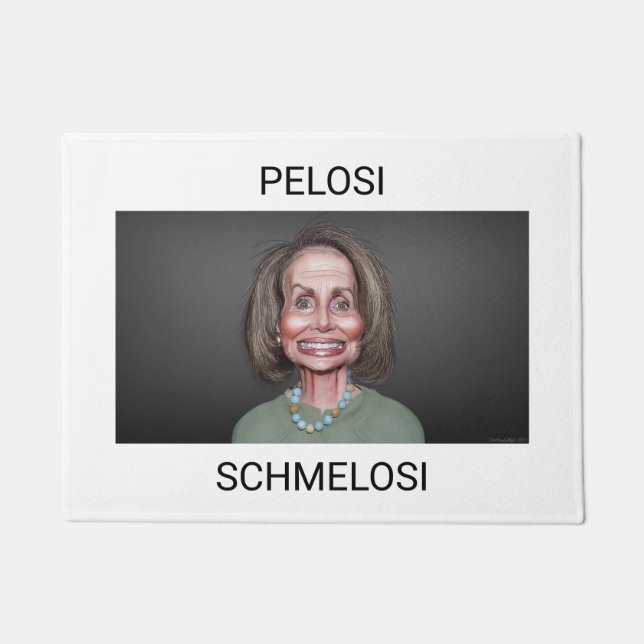Nancy Pelosi Schmelosi Fußmatte (Vorderseite)