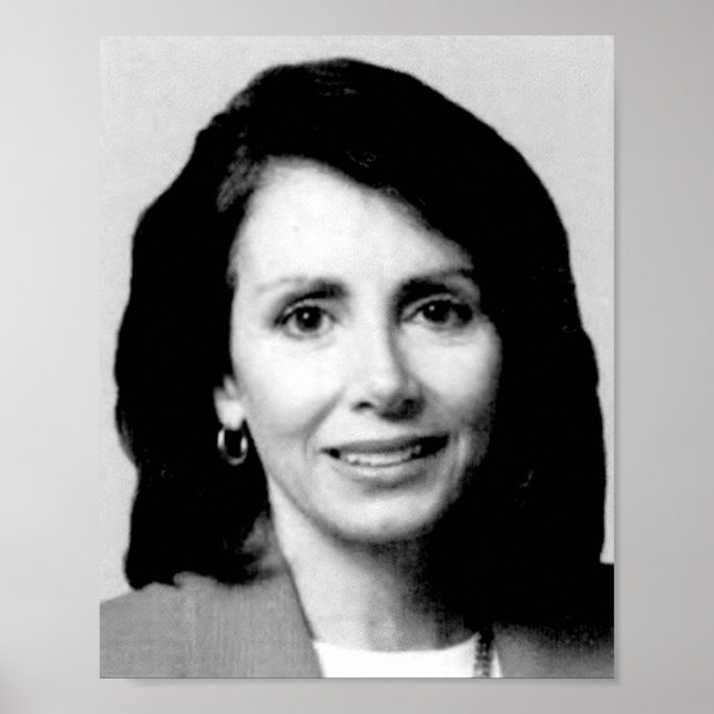 Nancy Pelosi Young Congressional Foto Poster (Vorne)