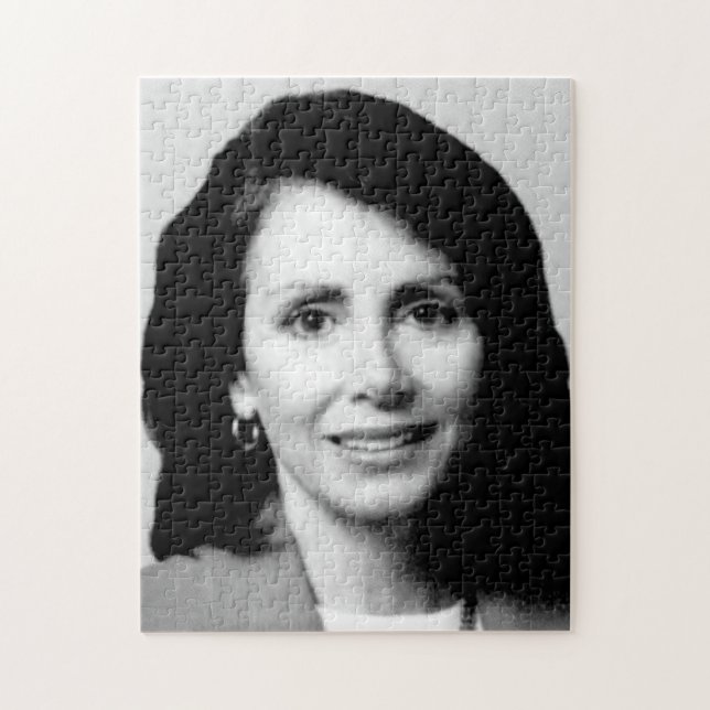 Nancy Pelosi Young Congressional Foto Puzzle (Vertikal)