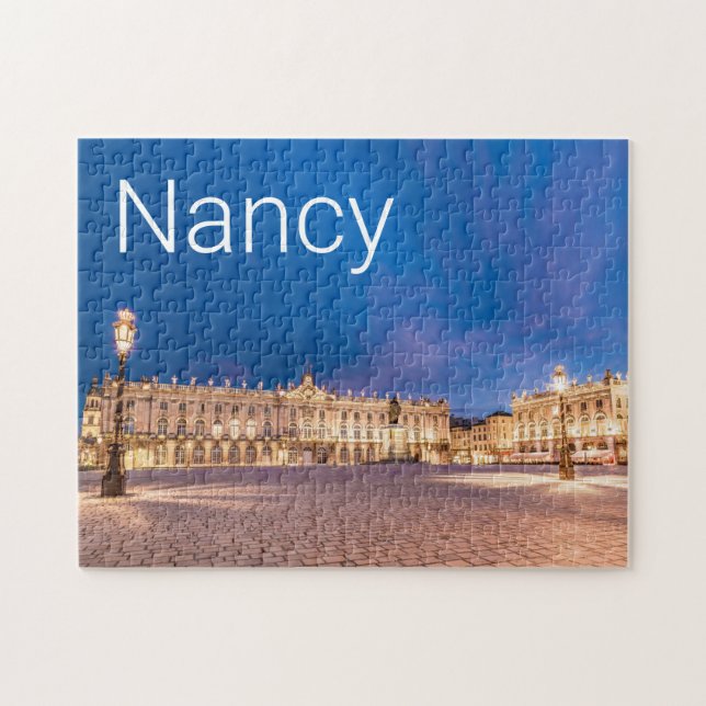 Nancy Place Stanislas Grand Est France Sunset Puzzle (Horizontal)