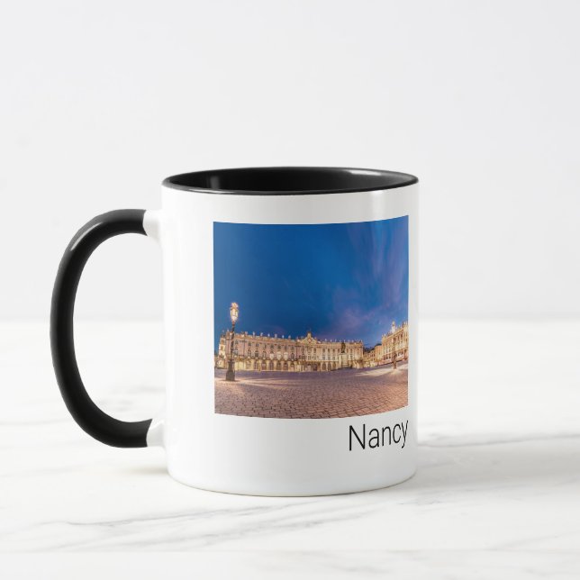 Nancy Place Stanislas Grand Est France Sunset Tasse (Links)