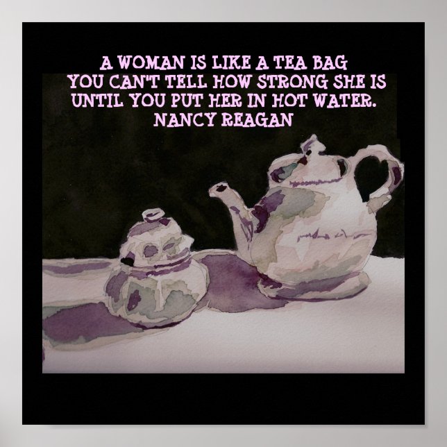 NANCY REAGAN QUOTE - POSTER (Vorne)