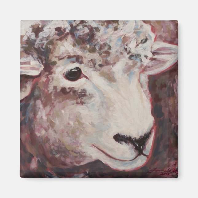 Nancy's Sheep Magnet (Vorne)