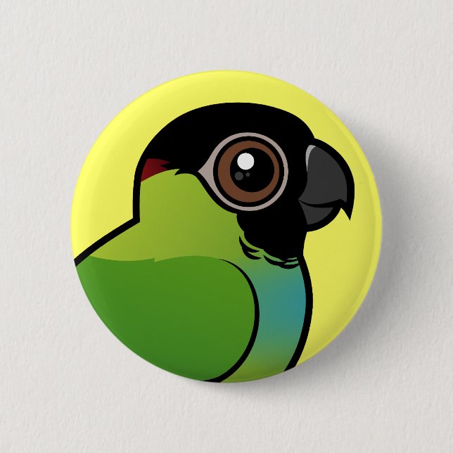Nanday Conure Button (Vorderseite)