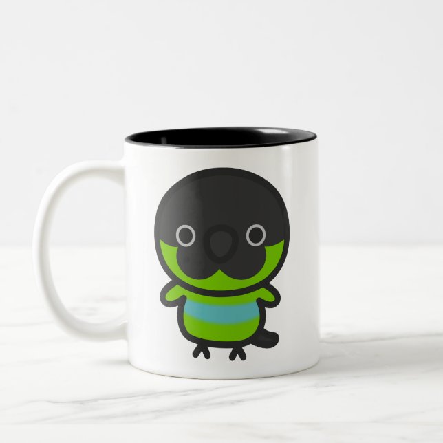 Nanday-Sittich Zweifarbige Tasse (Links)