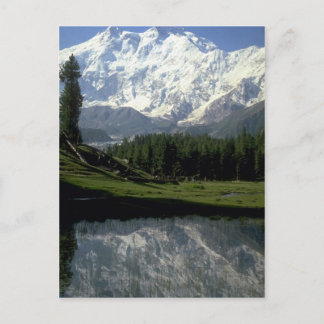 Nanga Parbat in Fairy Meadows, Nordpakistan Postkarte