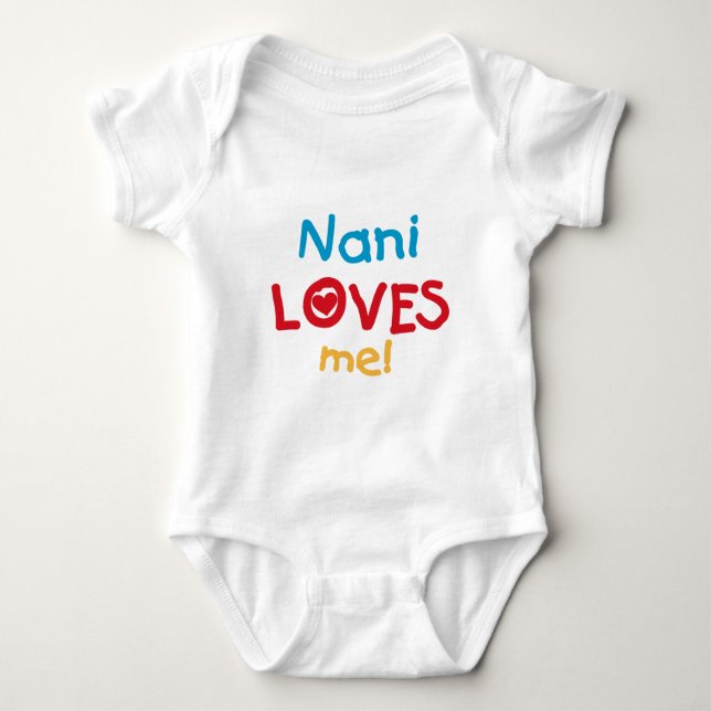 Nani Lieben Me T - Shirt und Geschenke (Vorderseite)