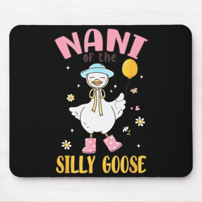 Nani Of The Silly Goose First Birthday Family Matc Mousepad (Vorne)