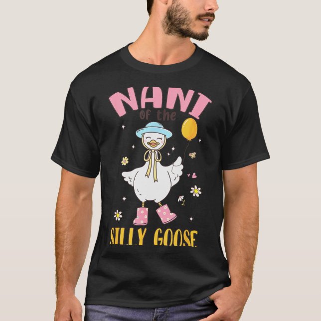Nani Of The Silly Goose First Birthday Family Matc T-Shirt (Vorderseite)