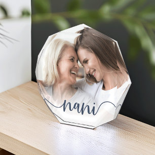 Nani Oma Script Overlay Fotoblock