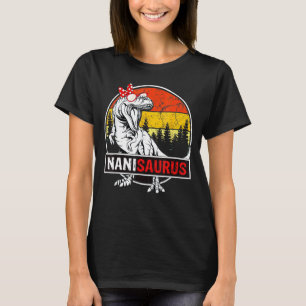 Nanisaurus Rex Dinosaurier Nani Saurus Mother's Fa T-Shirt