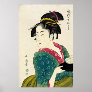 Naniwaya Okita Geisha Poster