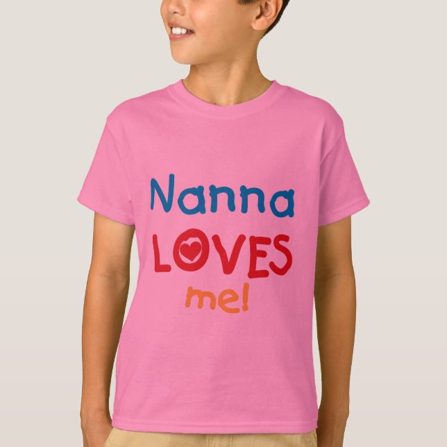 Nanna Lieben Me T - Shirt und Geschenke (Vorderseite)