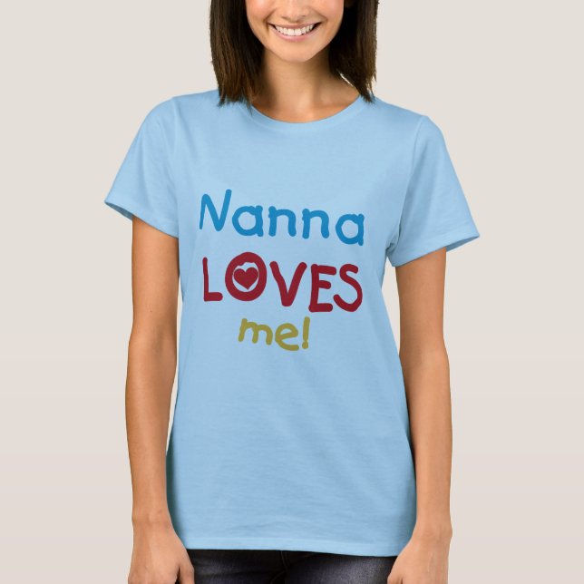 Nanna Lieben Me T - Shirt und Geschenke (Vorderseite)