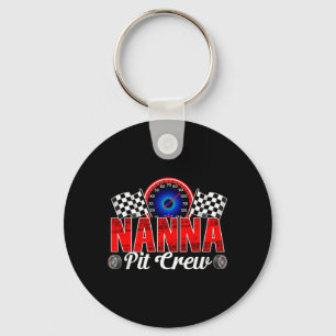 Nanna Pit Crew Racing Familie Rennwagen Geburtstag Schlüsselanhänger
