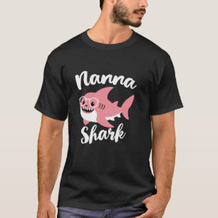 Nanna Shark Mother Day Oma Funny T-Shirt