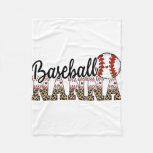 Nanna Women Ballpark Nanna Baseball Mama Mütter Da Fleecedecke