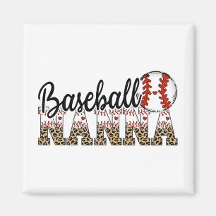 Nanna Women Ballpark Nanna Baseball Mama Mütter Da Magnet