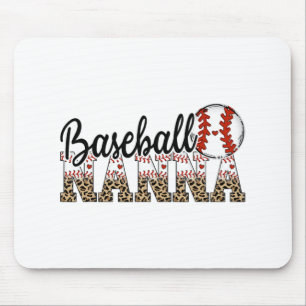Nanna Women Ballpark Nanna Baseball Mama Mütter Da Mousepad