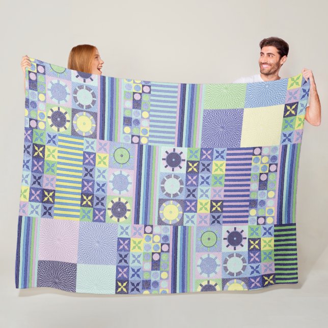 Nannas Hübsche Imitate Strick Crochet Blanket Must Fleecedecke (Beispiel)