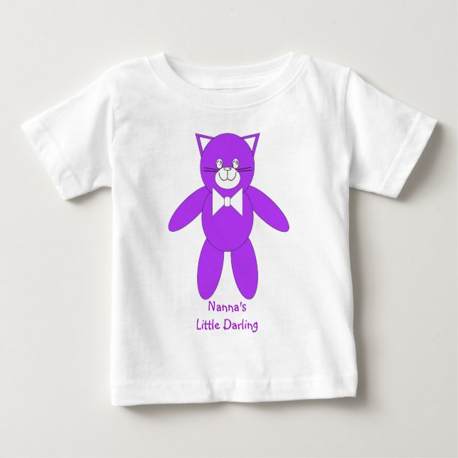 Nanna's Little Darling Baby T-shirt (Vorderseite)