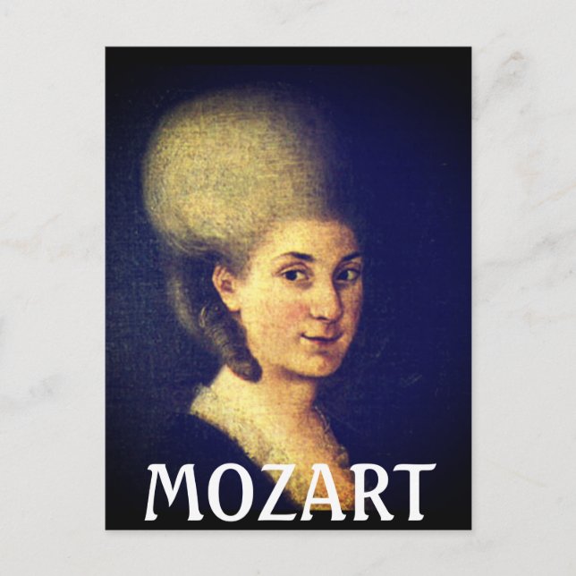 Nannerl Mozart Postkarte (Vorderseite)